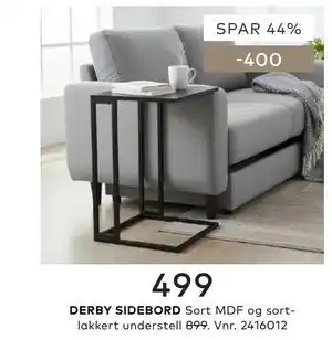 Skeidar DERBY SIDEBORD tilbud