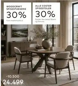 Skeidar WOODCRAFT SPISESTUESERIE tilbud