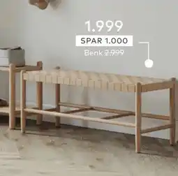 Skeidar Benk tilbud