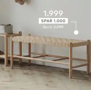 Skeidar Benk tilbud