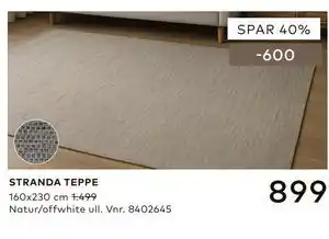 Skeidar STRANDA TEPPE tilbud