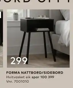 Skeidar FORMA NATTBORD/SIDEBORD tilbud