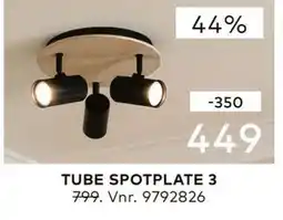 Skeidar TUBE SPOTPLATE 3 tilbud