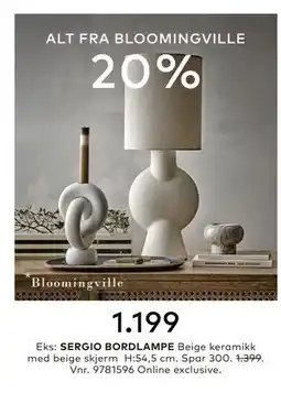 Skeidar ALT FRA BLOOMINGVILLE tilbud