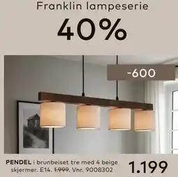 Skeidar PENDEL tilbud