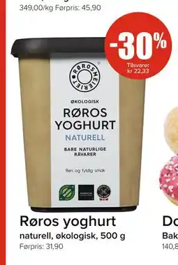 Spar Røros yoghurt tilbud