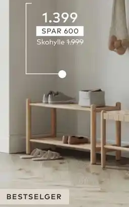 Skeidar Skohylle tilbud