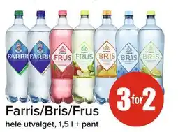 Spar Farris/Bris/Frus tilbud