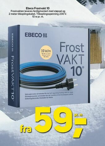 Megaflis Ebeco Frostvakt tilbud