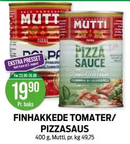 Kiwi FINHAKKET TOMATER/PIZZASAUS tilbud