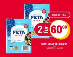 Coop Extra COOP GREEK FETA BLOCK tilbud