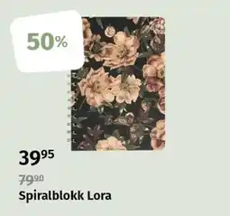 Nille Spiralblokk Lora tilbud