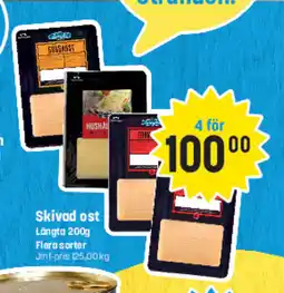 Eurocash Skivad ost tilbud