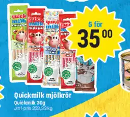 Eurocash Quickmilk mjölkrör tilbud