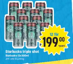 Eurocash Starbucks triple shot tilbud