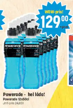 Eurocash Powerade - hel låda! tilbud