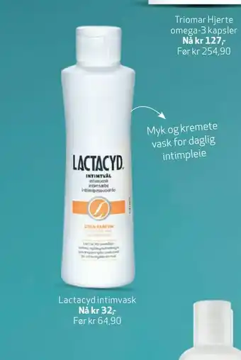 Apotek 1 Lactacyd intimvask tilbud