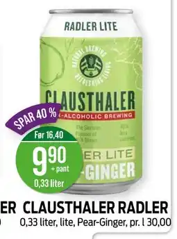 Kiwi CLAUSTHALER RADLER tilbud