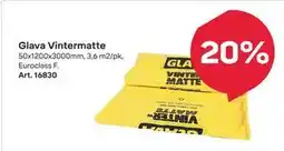 Byggmax Glava Vintermatte tilbud