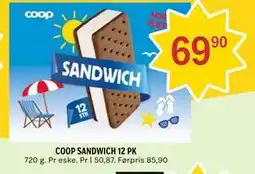 Coop Prix COOP SANDWICH 12 PK tilbud