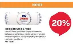 Byggmax Isolasjon Ursa 37 Rull tilbud