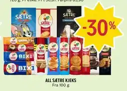 Coop Prix ALL SÆTRE KJEKS tilbud