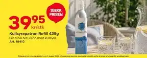 Byggmax Kullsyrepatron Refill 425g tilbud