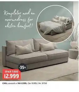 Bohus CHILL sovesofa xl tilbud