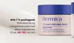 Apotek 1 AHA 7 % peelingpads tilbud