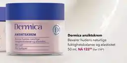 Apotek 1 Dermica ansiktskrem tilbud