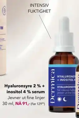 Apotek 1 Hyaluronsyre 2 % + inositol 4 % serum tilbud