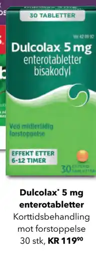 Apotek 1 Dulcolax 5 mg enterotabletter tilbud