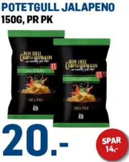 Price Lagerbutikk Potetgull jalapeno tilbud