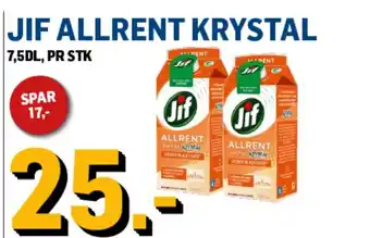 Price Lagerbutikk Jif allrent krystal tilbud