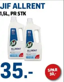 Price Lagerbutikk Jif allrent tilbud