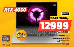 POWER Lenovo LOQ GeForce RTX 4050 tilbud