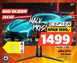 POWER Cepter Atilius X1 V2 IPS-Panel tilbud