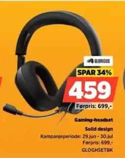 POWER Glorious Gaming-headset Solid design tilbud