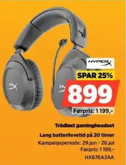 POWER Hyper Trådløst gamingheadset Lang batterilevetid på 20 timer tilbud