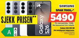 POWER Samsung Galaxy S26 256 GB Din intelligente følgesvenn. tilbud