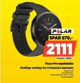 POWER Polar Pacer Pro løpeklokke Kraftige verktøy for å forbedre løpingen tilbud