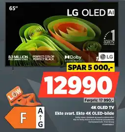 POWER Lg 4K OLED TV Ekte svart. Ekte 4K OLED-bilde tilbud