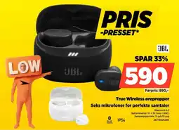 POWER Jbl True Wireless ørepropper Seks mikrofoner for perfekte samtaler tilbud