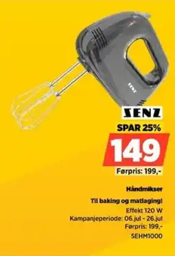 POWER Senz Håndmikser Til baking og matlaging! tilbud