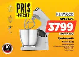 POWER Kenwood Kjøkkenmaskin 7 liters bolle tilbud