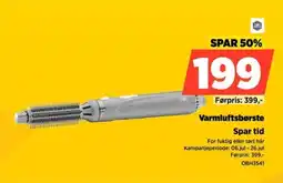 POWER Varmluftsbørste Spar tid tilbud