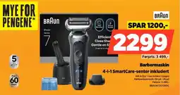POWER Braun Barbermaskin 4-i-1 SmartCare-senter inkludert tilbud