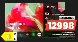 POWER Samsung 75" 4K Smart-TV Strålende 4K Mini LED-ytelse tilbud