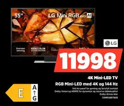 POWER 4K Mini-LED TV RGB Mini-LED med 4K og 144 Hz tilbud
