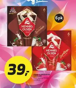 Bunnpris KRONE-IS JORDBÆR OG SJOKOLADE tilbud